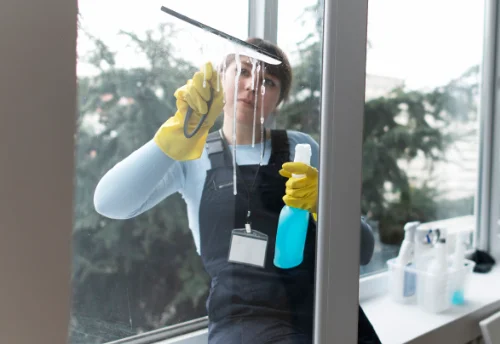 Nettoyage de vitres intérieures et extérieures à Thimory